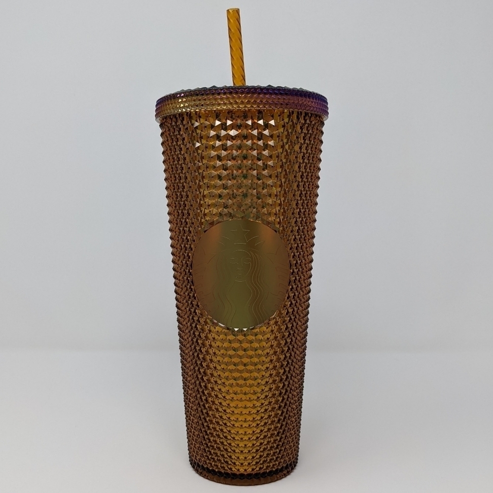 Starbucks nwt anniversary gold studded tumbler